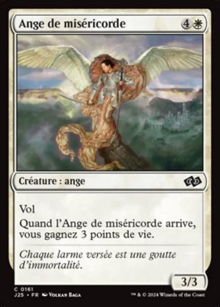 Ange de miséricorde, carte Magic J25 161 — extension Foundations Jumpstart