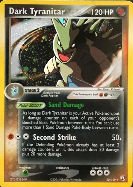 Tyranocif obscur, carte Pokémon TDX 020-3 — extension Theme Deck & Blisters Exclusives