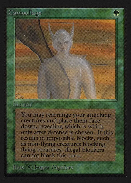 Camouflage, carte Magic CED 188 — extension Collectors' Edition