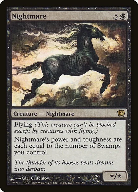 Nightmare, Magic card 9ED 150★ — Ninth Edition set
