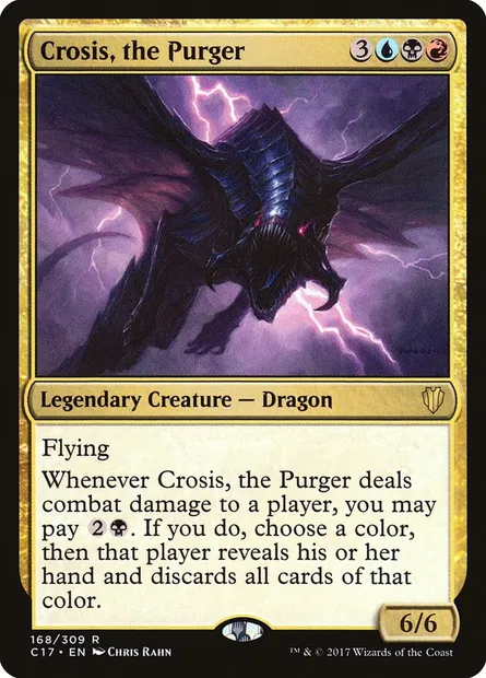 Crosis, the Purger, Magic card C17 168 — Commander 2017 set
