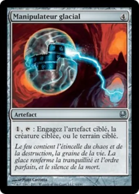 Manipulateur glacial, carte Magic DDH 64 — extension Duel Decks: Ajani vs. Nicol Bolas