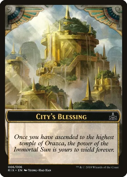 City's Blessing, Magic card TRIX 6 — Rivals of Ixalan Tokens set