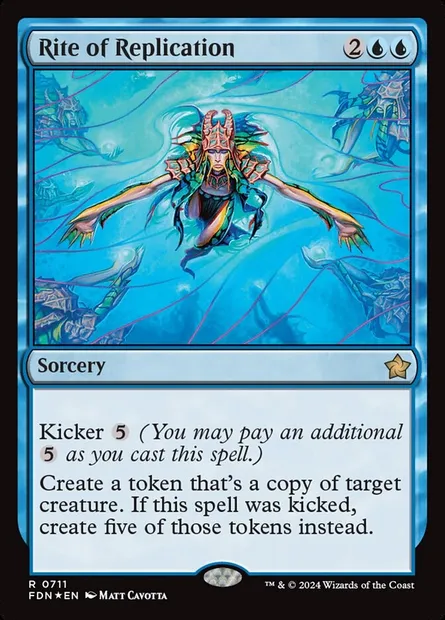 Rite de duplication, carte Magic FDN 711 — extension Foundations