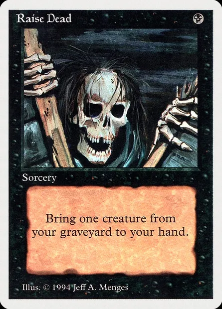 Raise Dead, Magic card SUM 124 — Summer Magic / Edgar set