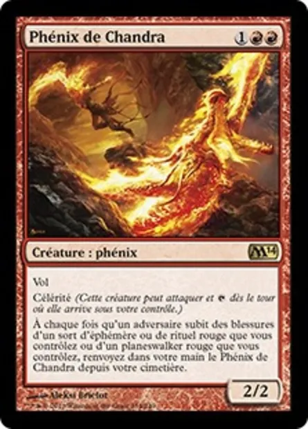 Phénix de Chandra, carte Magic M14 134 — extension Magic 2014