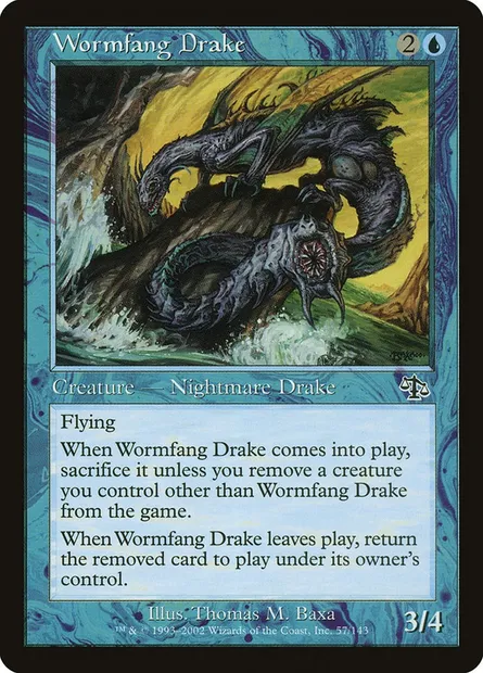 Wormfang Drake, Magic card JUD 57 — Judgment set