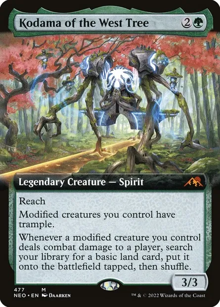 Kodama of the West Tree, Magic card NEO 477 — Kamigawa: Neon Dynasty set