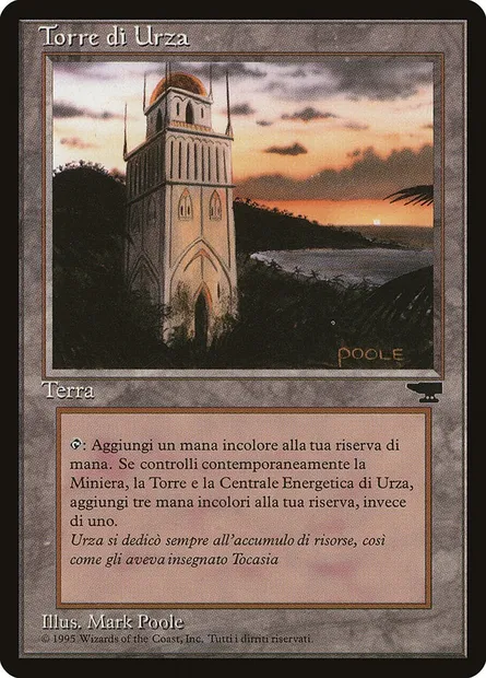 Urza's Tower, Magic card RIN 183 — Rinascimento set