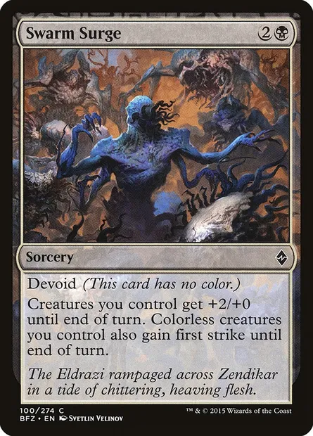Swarm Surge, Magic card BFZ 100 — Battle for Zendikar set