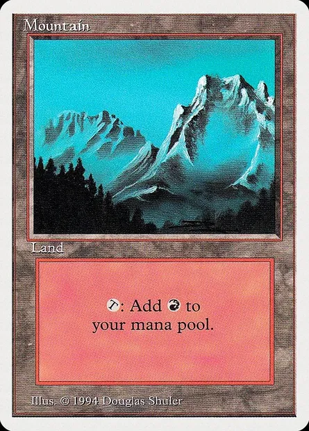 Montagne, carte Magic SUM 302 — extension Summer Magic / Edgar