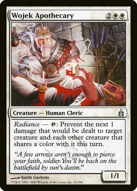 Wojek Apothecary, Magic card RAV 36 — Ravnica: City of Guilds set