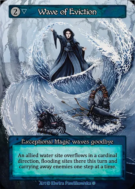 Wave of Eviction, carte Sorcery GOT 291 — extension Gothic