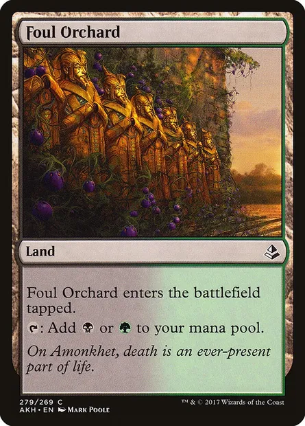 Foul Orchard, Magic card AKH 279 — Amonkhet set