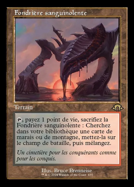 Fondrière sanguinolente, carte Magic MH3 435 — extension Modern Horizons 3