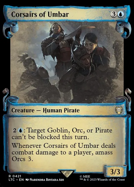 Corsairs of Umbar, Magic card LTC 421 — Tales of Middle-earth Commander set