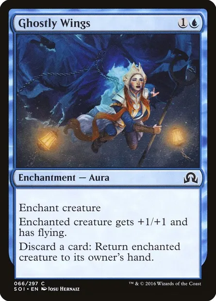 Ghostly Wings, Magic card SOI 66 — Shadows over Innistrad set