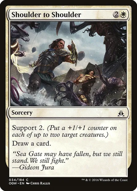 Shoulder to Shoulder, Magic card OGW 34 — Oath of the Gatewatch set