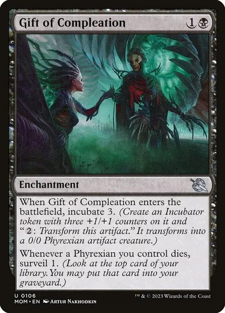 Gift of Compleation, Magic card MOM 106 — March of the Machine set