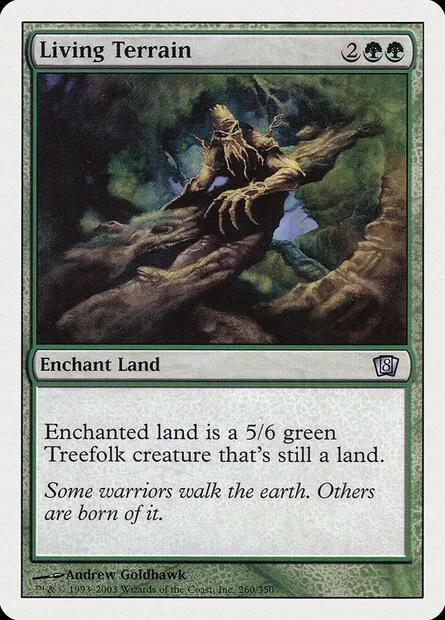 Living Terrain, Magic card 8ED 260 — Eighth Edition set