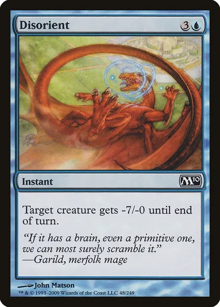 Disorient, Magic card M10 48 — Magic 2010 set