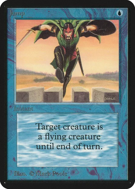 Jump, Magic card LEA 60 — Limited Edition Alpha set