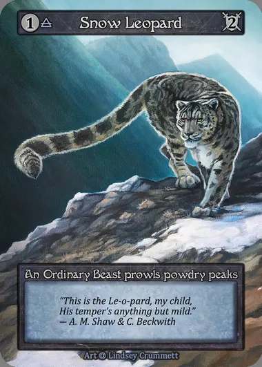 Snow Leopard, carte Sorcery ALP 162 — extension Alpha