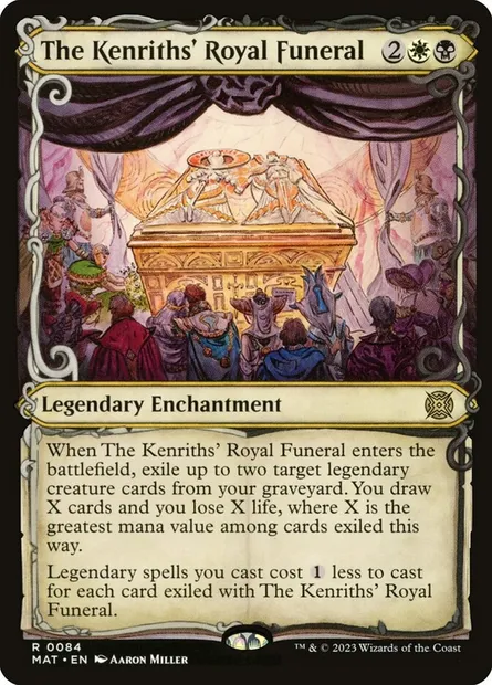 The Kenriths' Royal Funeral, Magic card MAT 84 — March of the Machine: The Aftermath set