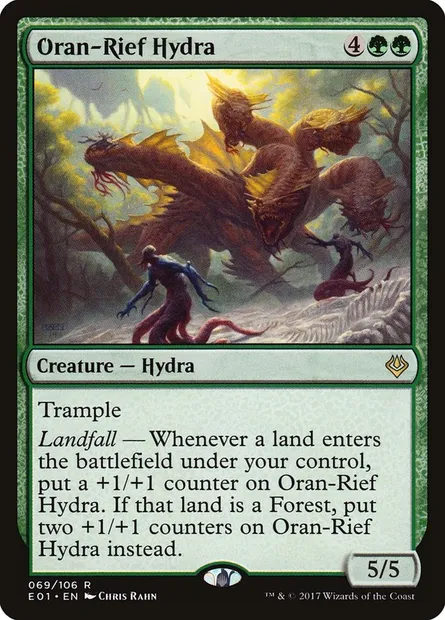 Oran-Rief Hydra, Magic card E01 69 — Archenemy: Nicol Bolas set