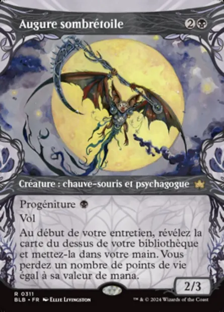Augure sombrétoile, carte Magic BLB 311 — extension Bloomburrow