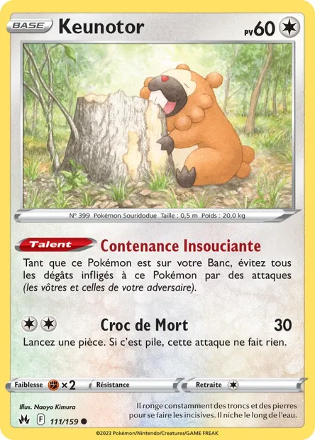 Keunotor, carte Pokémon CRZ 111 — extension Zénith Suprême