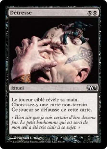 Détresse, carte Magic M12 94 — extension Magic 2012