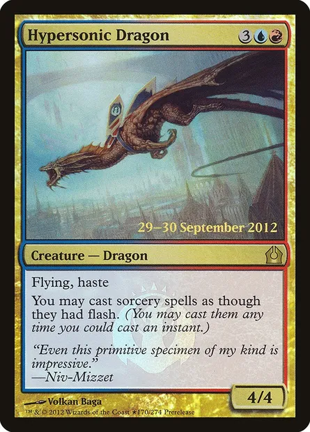 Hypersonic Dragon, Magic card PRTR 170★ — Return to Ravnica Promos set