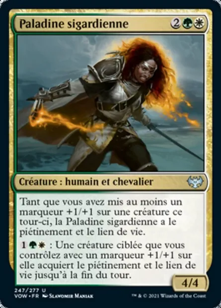 Paladine sigardienne, carte Magic VOW 247 — extension Innistrad : noce écarlate