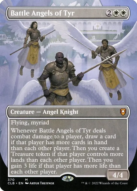 Battle Angels of Tyr, Magic card CLB 370 — Commander Legends: Battle for Baldur's Gate set