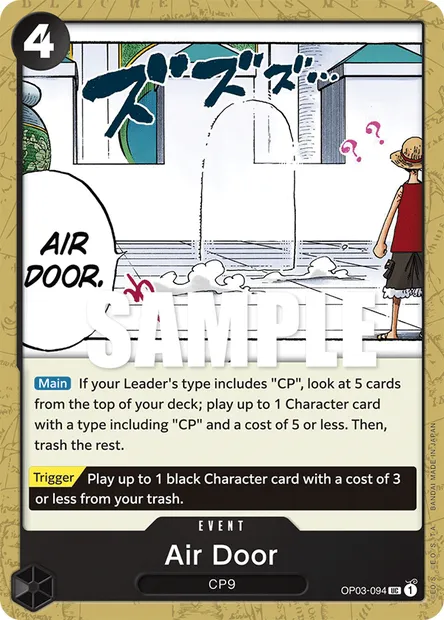 Air Door, carte One Piece OP03-094 — extension PILLARS OF STRENGTH