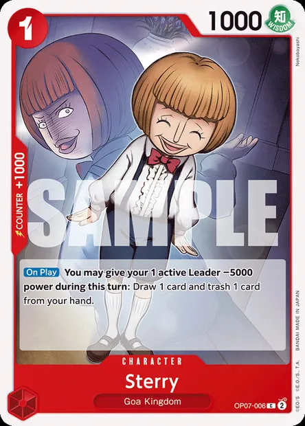 Sterry, carte One Piece OP07-006 — extension 500 YEARS IN THE FUTURE