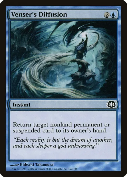 Venser's Diffusion, Magic card FUT 47 — Future Sight set