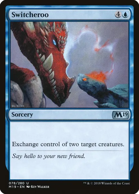 Switcheroo, Magic card M19 78 — Core Set 2019 set
