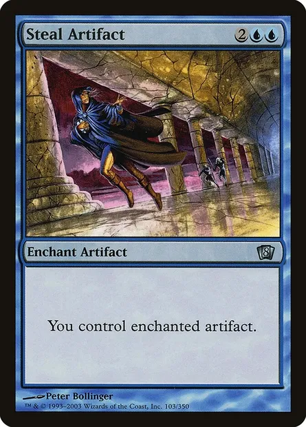 Vol d'artefact, carte Magic 8ED 103★ — extension Huitième Edition