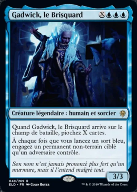 Gadwick, le Brisquard, carte Magic ELD 48 — extension Throne of Eldraine