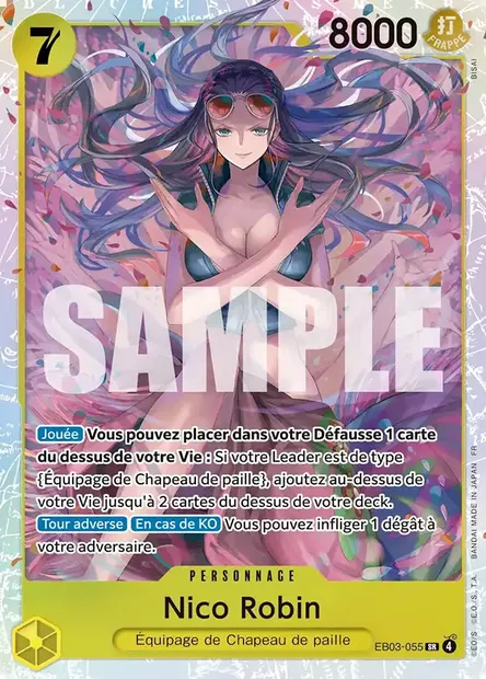 Nico Robin, carte One Piece EB03-055 — extension ONE PIECE HEROINES EDITION