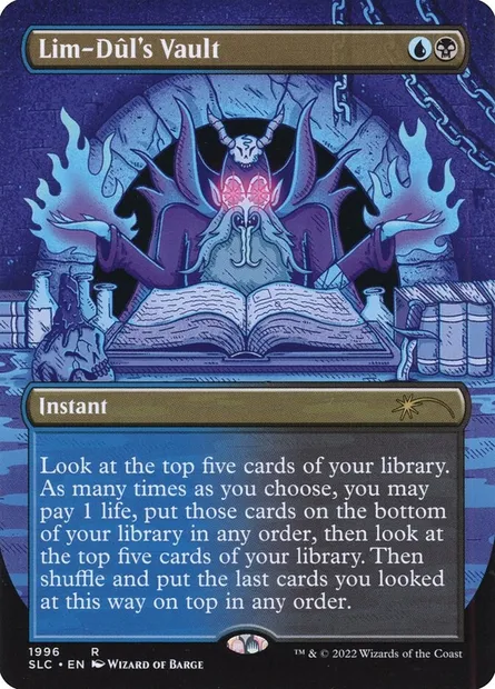 Caveau de Lim-Dûl, carte Magic SLC 1996 — extension Secret Lair Countdown