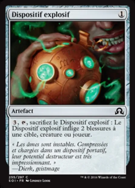 Dispositif explosif, carte Magic SOI 255 — extension Ténèbres sur Innistrad
