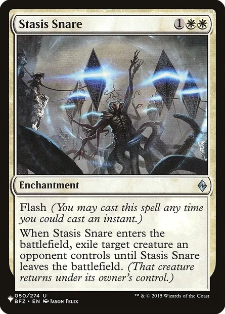 Stasis Snare, Magic card PLST BFZ-50 — The List set