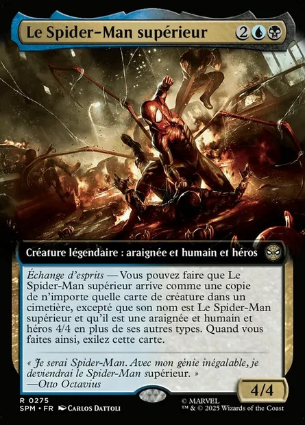 Le Spider-Man supérieur, carte Magic SPM 275 — extension Marvel's Spider-Man