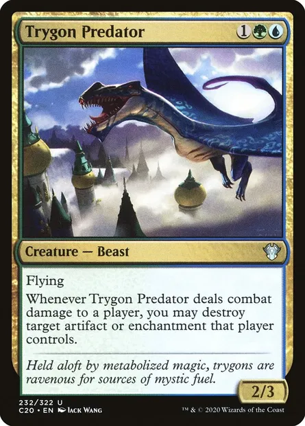 Trygon Predator, Magic card C20 232 — Commander 2020 set