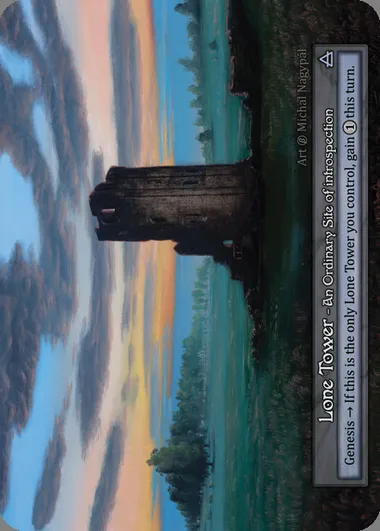 Lone Tower, carte Sorcery BET 370 — extension Beta