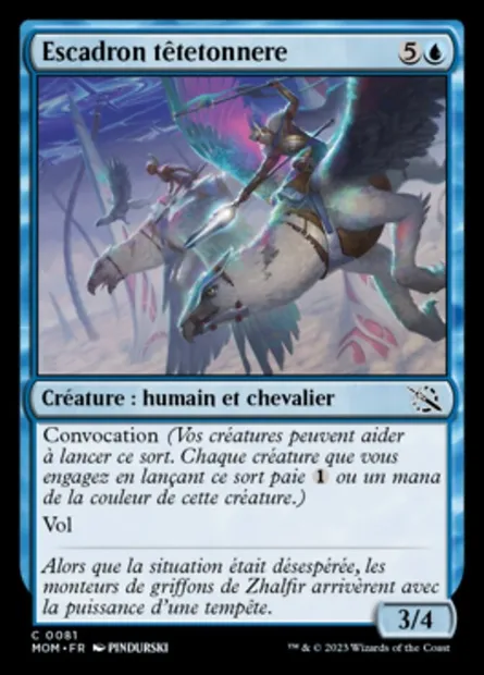 Escadron têtetonnere, carte Magic MOM 81 — extension L'invasion des machines