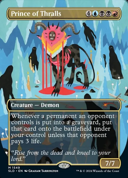 Prince des serviteurs, carte Magic SLD 1549 — extension Secret Lair Drop